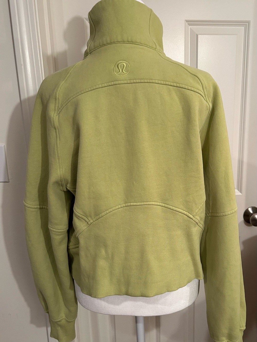 lululemon Scuba oversized Half-Zip Pullover Sweatshirt Wasabi Green - Picture 3 of 4